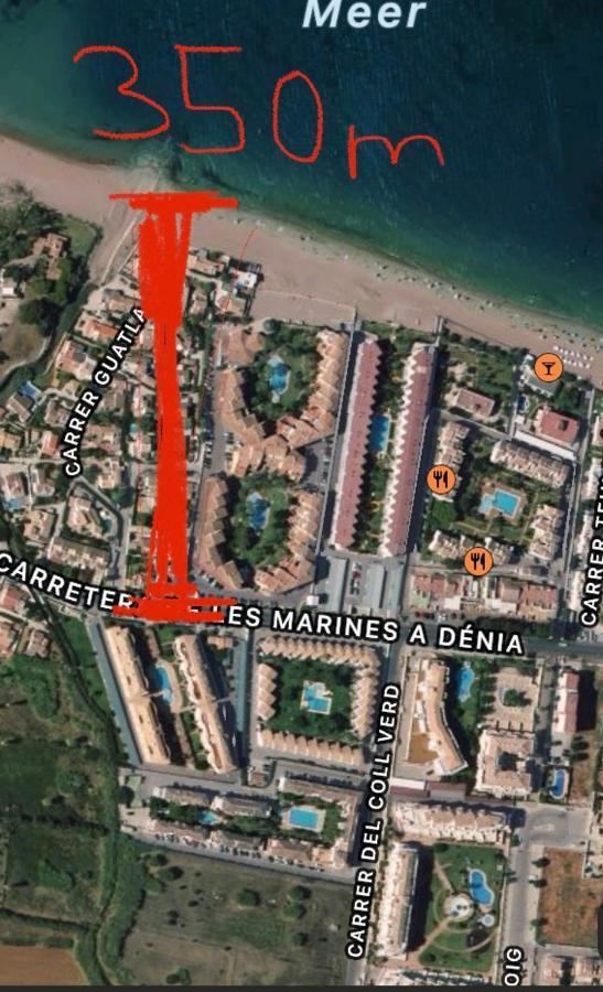 Meernahes Ferienapartment Elia Дения Екстериор снимка